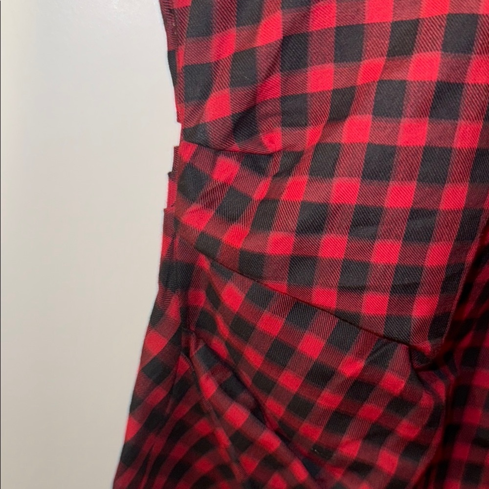 Checkered Ruched Blouse Zara Collection - Picture 3 of 7